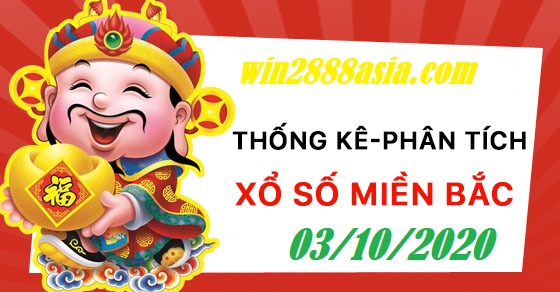 Soi cầu XSMB 3-10-2020 Win2888