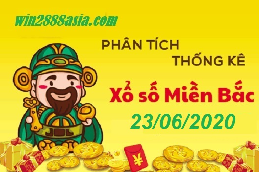 Soi cầu XSMB 23-6-2020 Win2888