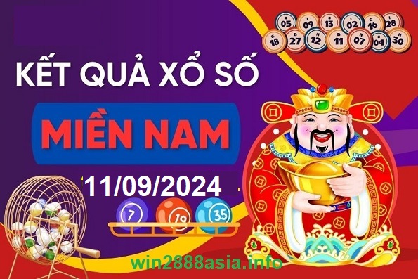 Soi cầu XSMN 11-09-2024 Win2888 Dự đoán xổ số miền nam VIP thứ 4