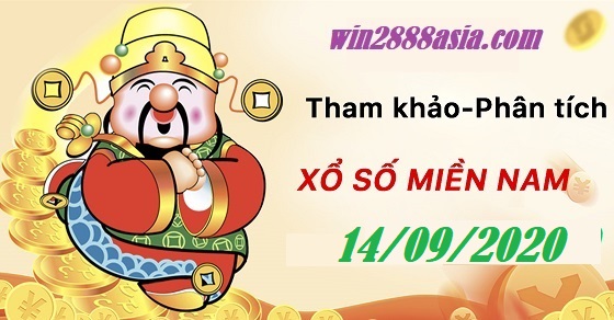 Soi cầu XSMN 14-9-2020 Win2888